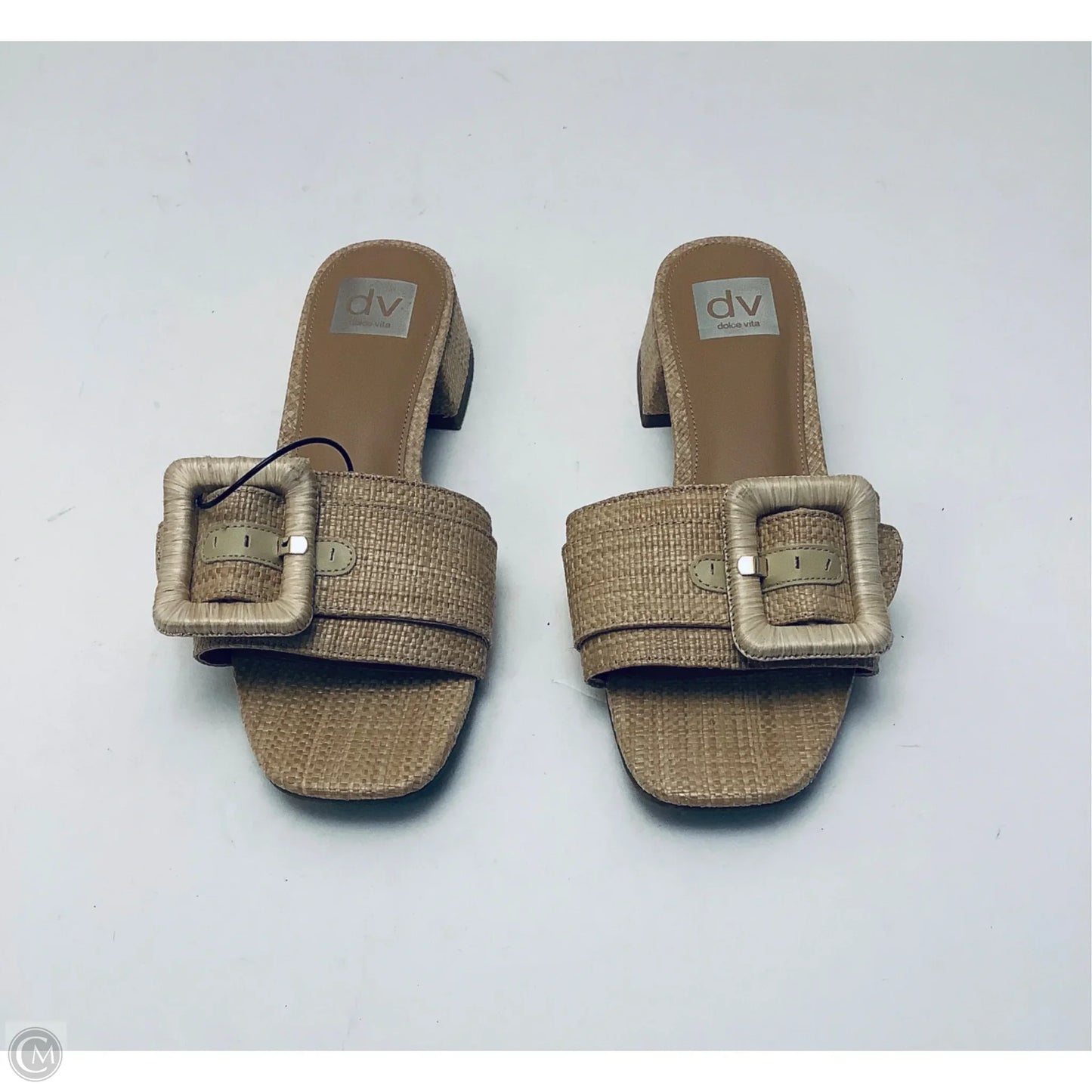 Sandals Heels Block By Dolce Vita In Tan, Size: 9