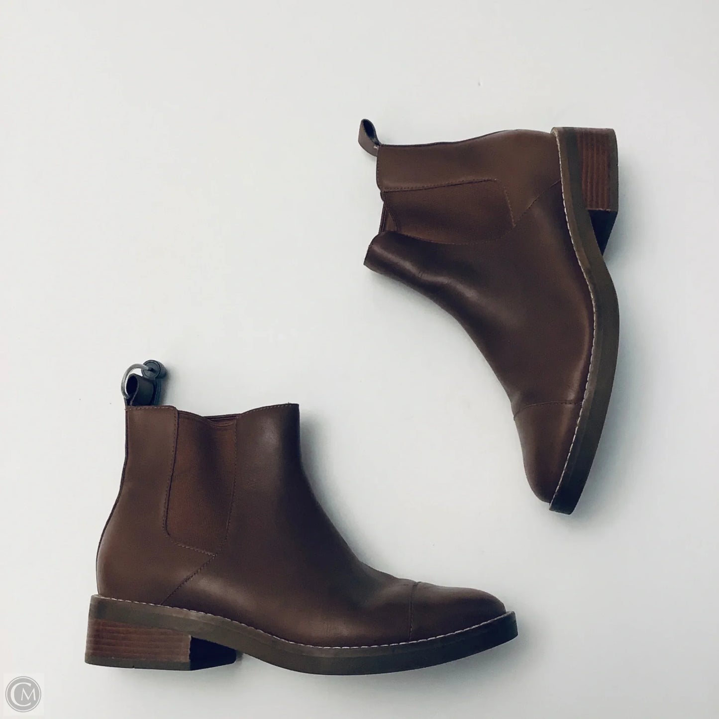 Boots Ankle Flats By Cole-haan In Brown, Size: 5.5