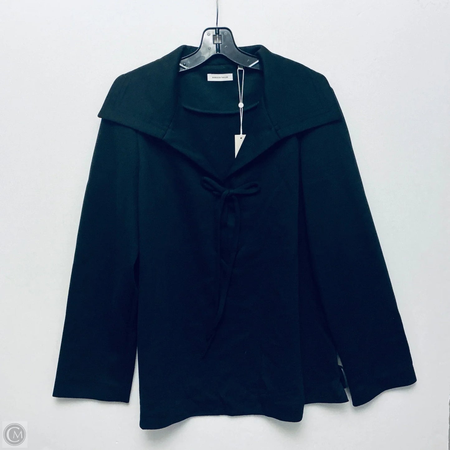 Top Long Sleeve By Rebecca Taylor In Black, Size: Xl