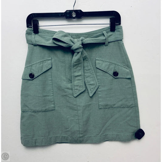 Skirt Midi By Ann Taylor In Green, Size: 2