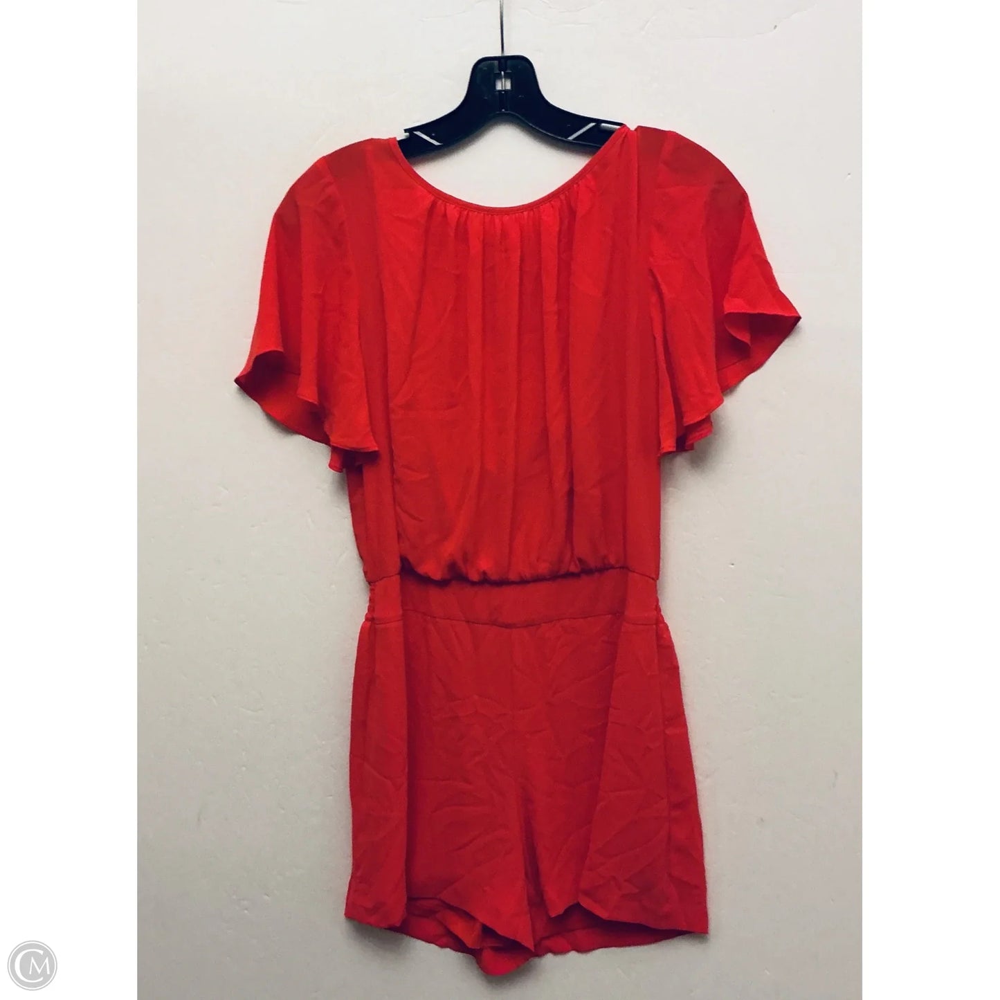 Romper By White House Black Market In Red, Size: S