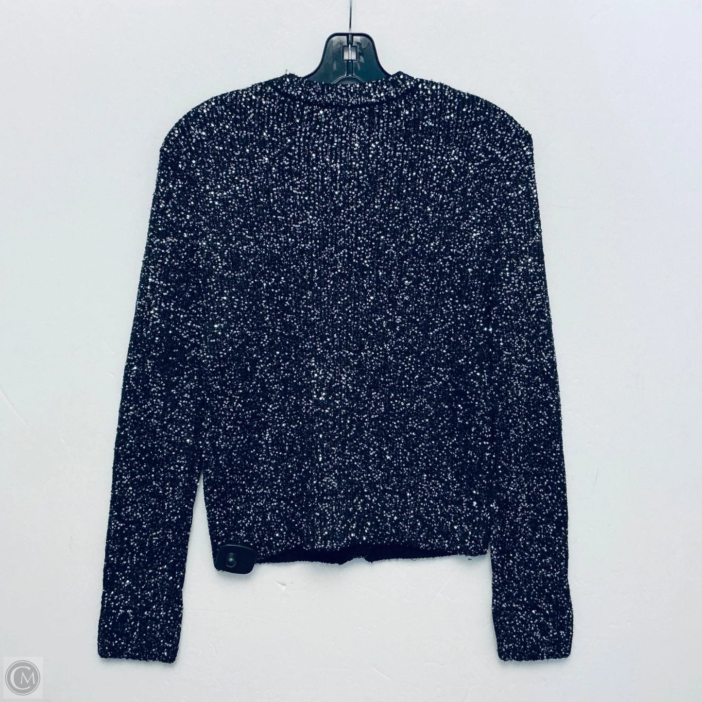 Sweater Cardigan By Future Collective In Silver, Size: Xs