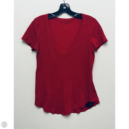 Top Short Sleeve Basic By Lululemon In Red, Size: Xs
