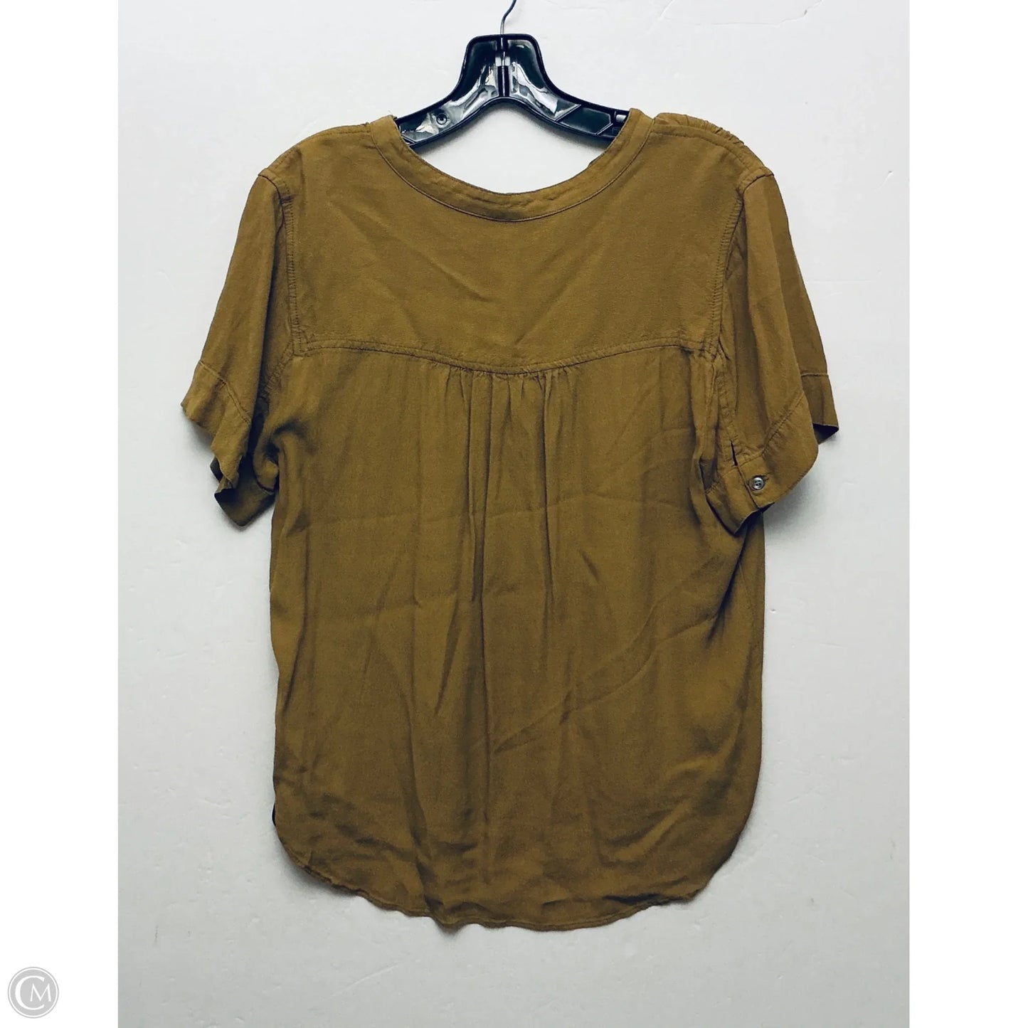 Top Short Sleeve By J. Crew In Chartreuse, Size: M