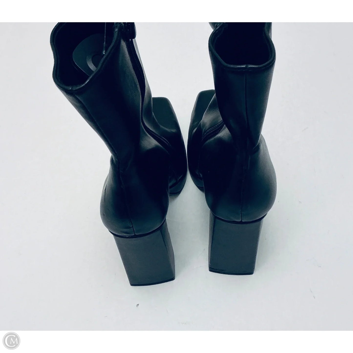 Boots Ankle Heels By Steve Madden In Black, Size: 10