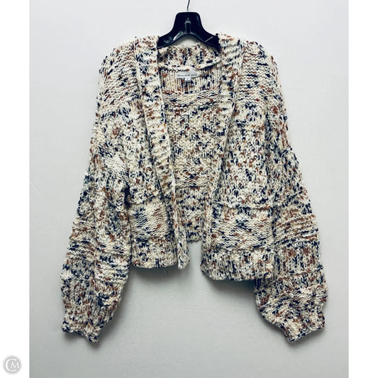 Sweater Cardigan By Clothes Mentor In Multi-colored, Size: L