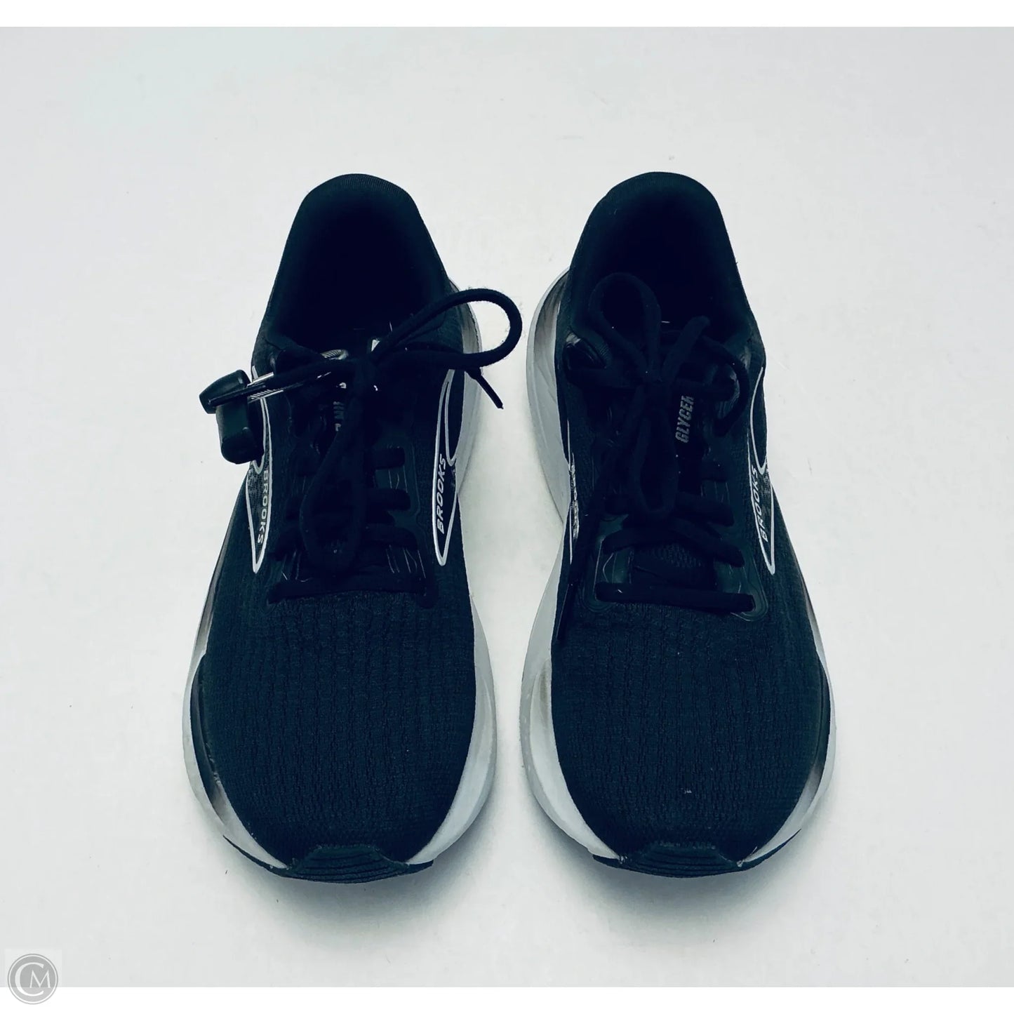 Shoes Athletic By Brooks In Black & White, Size: 8.5