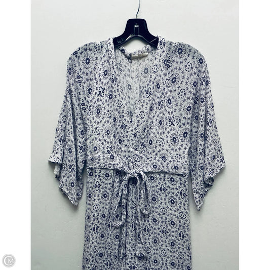 Dress Casual Maxi By Entro In Purple & White, Size: M