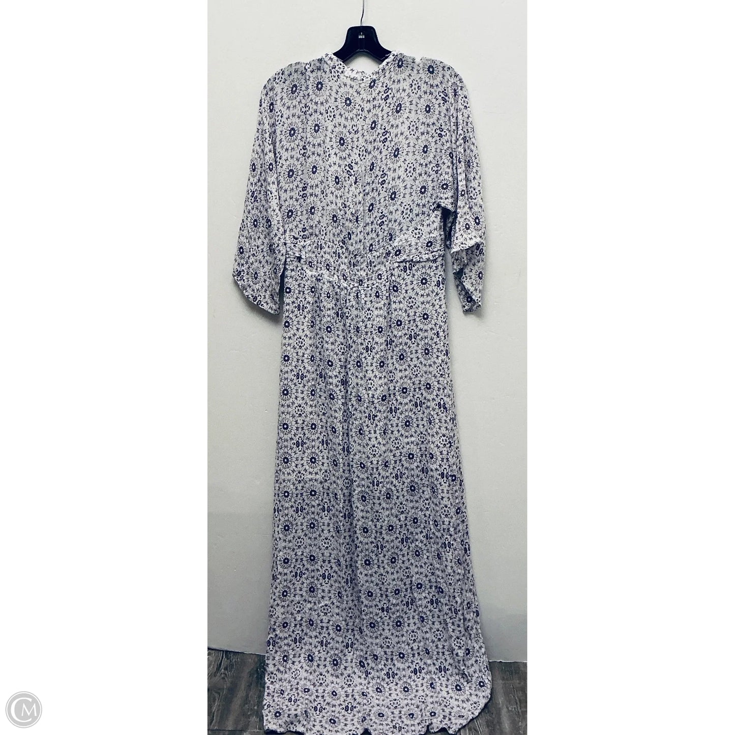 Dress Casual Maxi By Entro In Purple & White, Size: M