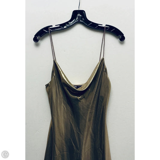 Dress Party Short By Zara In Gold, Size: M