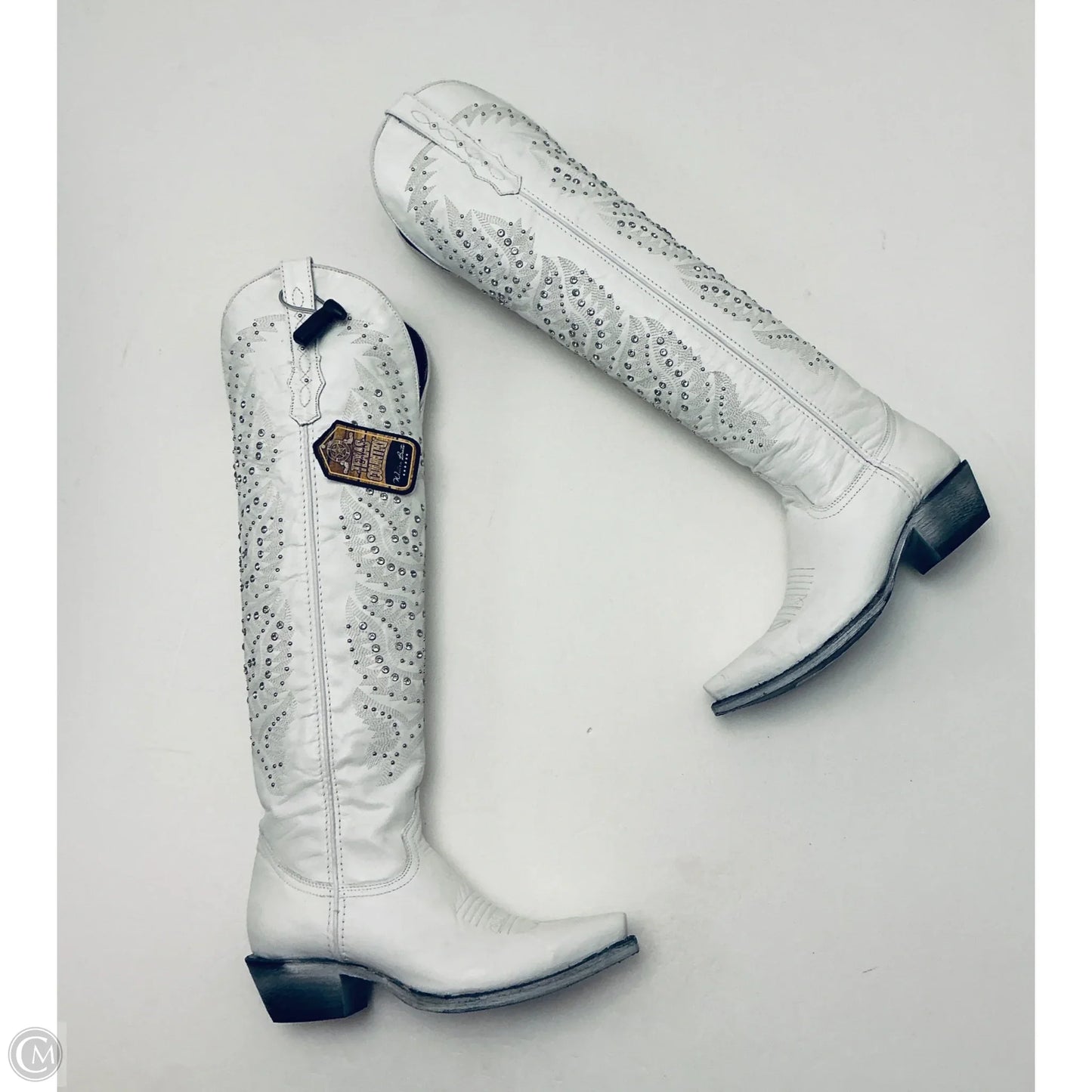 Boots Western By Cmb In White, Size: 8