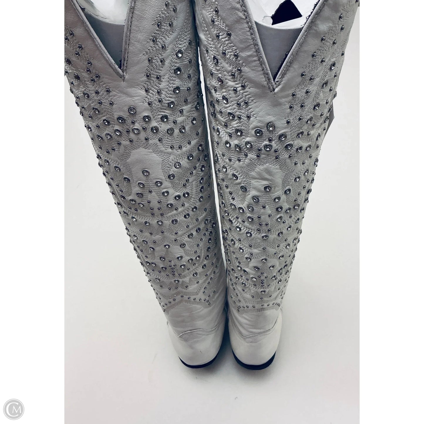 Boots Western By Cmb In White, Size: 8