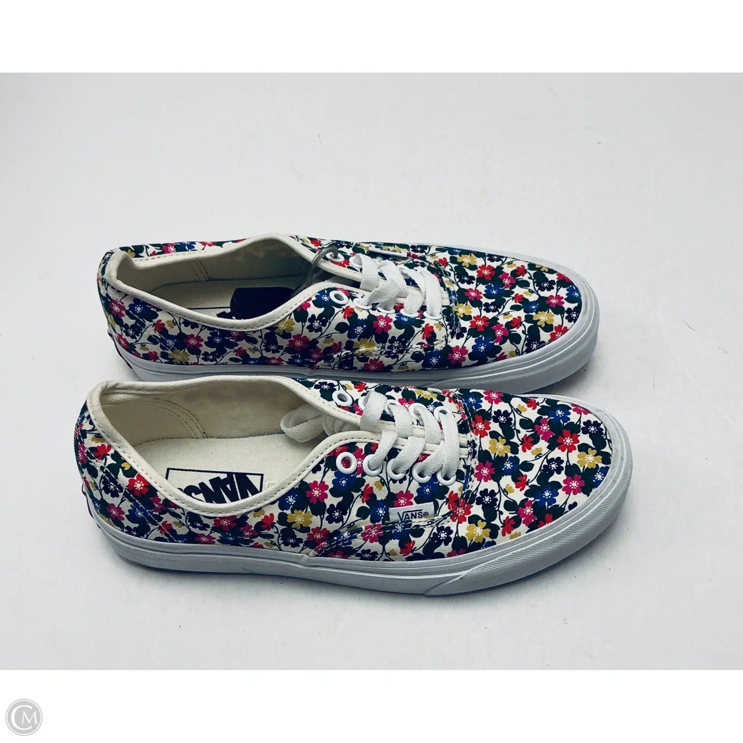 Shoes Sneakers By Vans In Floral Print, Size: 8