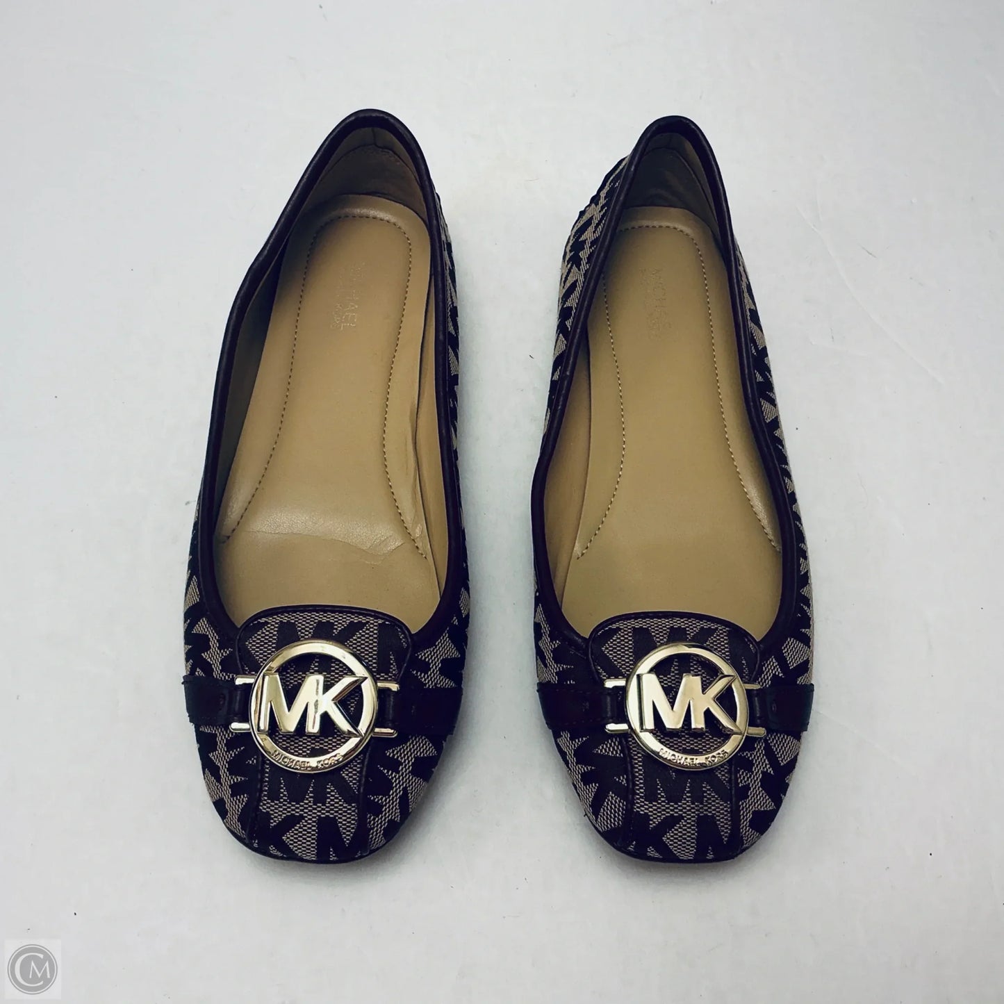 Shoes Flats By Michael By Michael Kors In Maroon, Size: 8