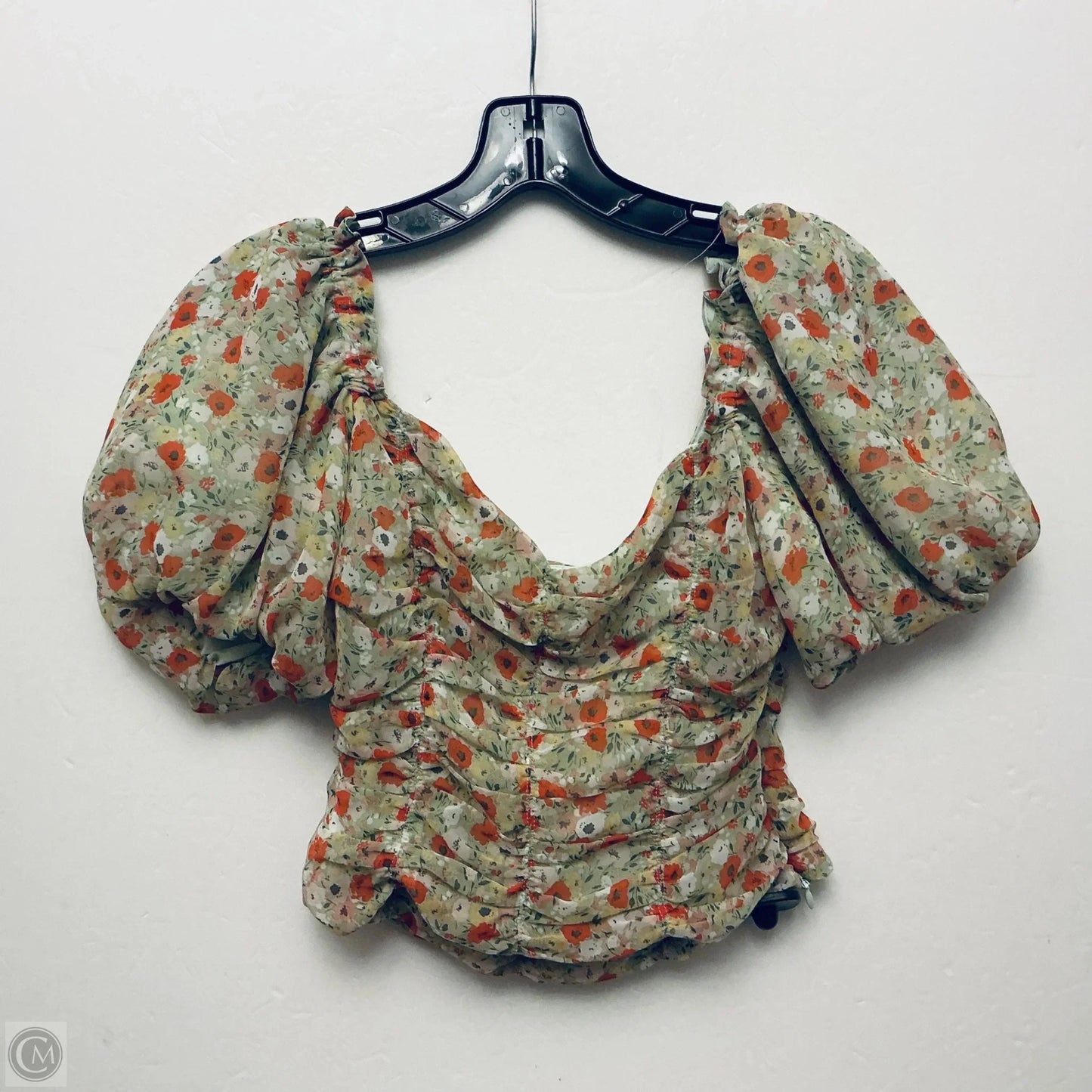 Top Short Sleeve By Astr In Floral Print, Size: S