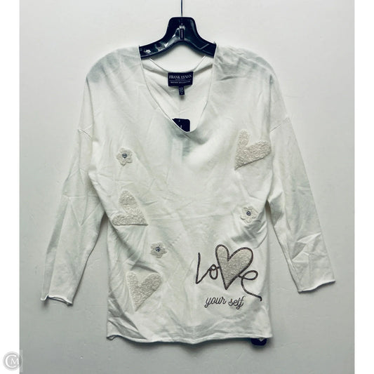Top Long Sleeve By Frank Lyman In White, Size: S