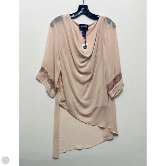 Top Long Sleeve By Joseph Ribkoff In Pink, Size: L