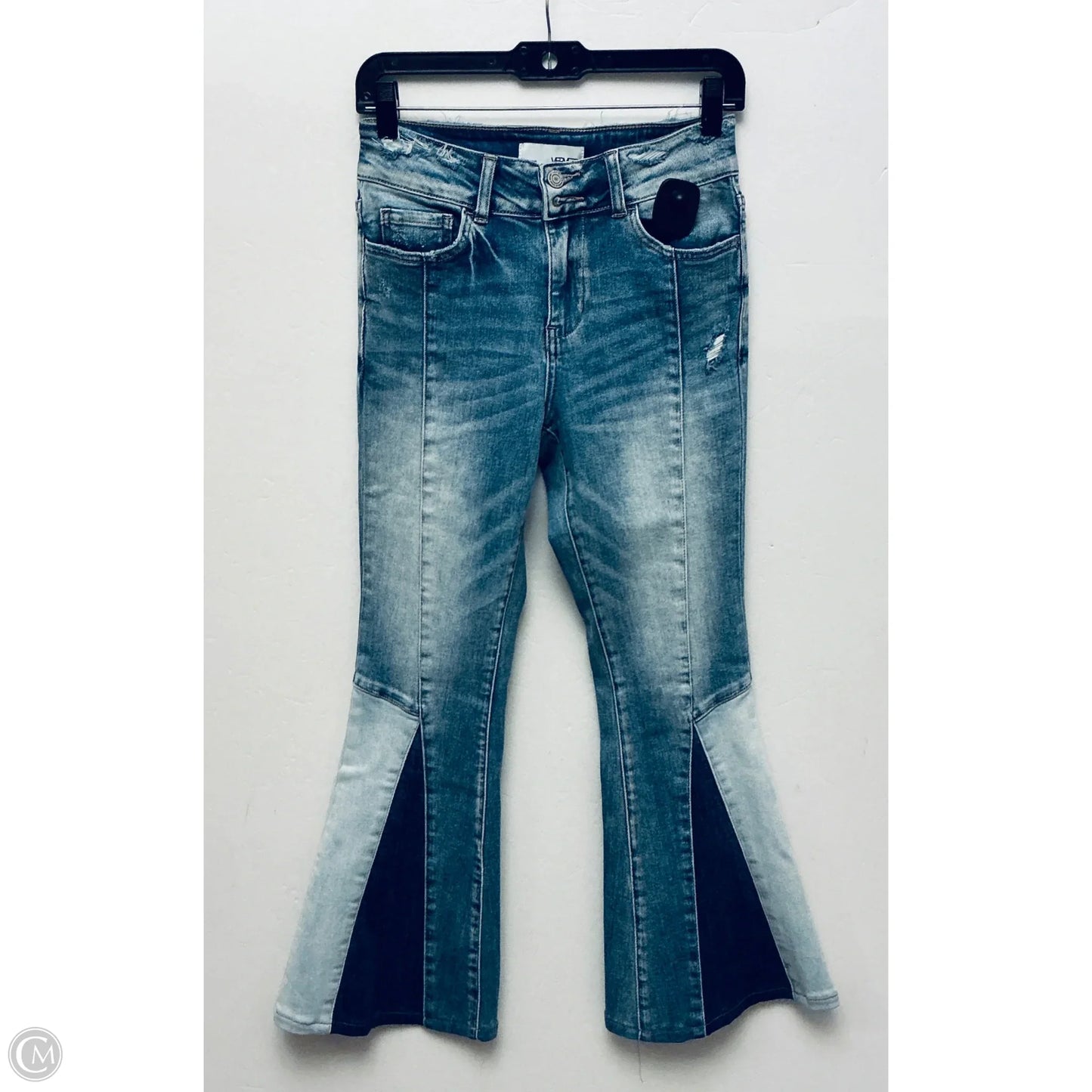 Jeans Flared By Vervet In Blue Denim, Size: 2
