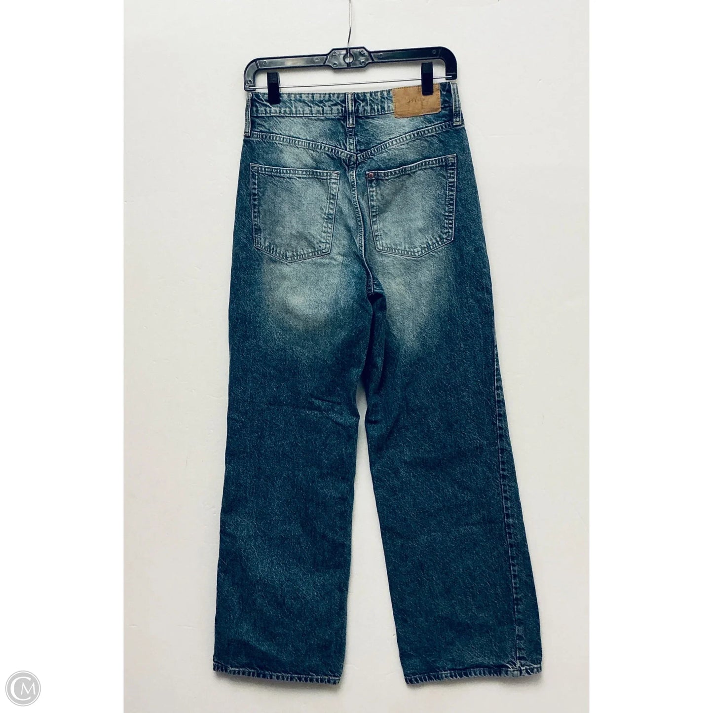 Jeans Wide Leg By H&m In Blue Denim, Size: 6