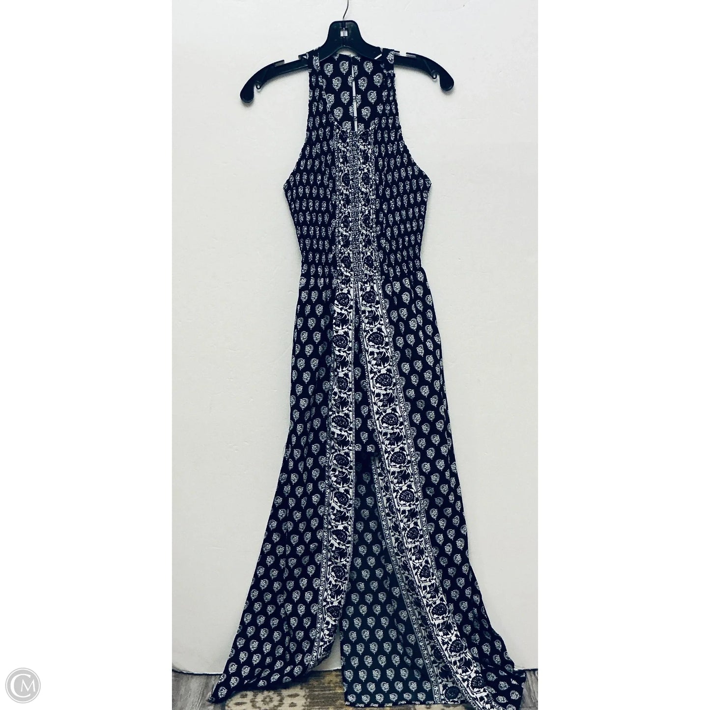 Romper By Clothes Mentor In Black & White, Size: M