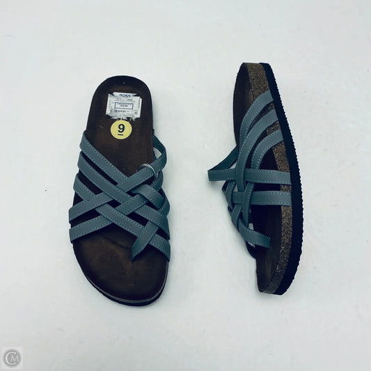 Sandals Flats By White Mountain In Blue, Size: 9