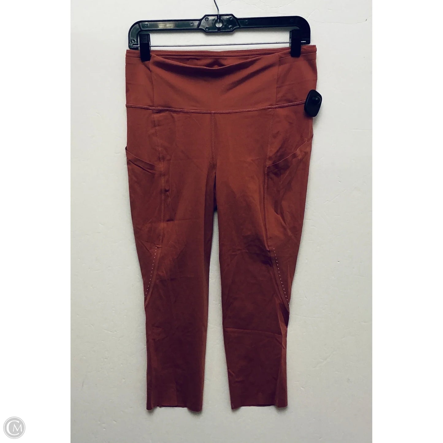 Athletic Leggings Capris By Lululemon In Red, Size: 10