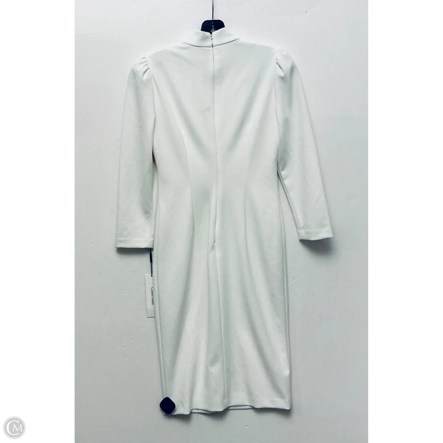 Dress Work By Calvin Klein In White, Size: Xs