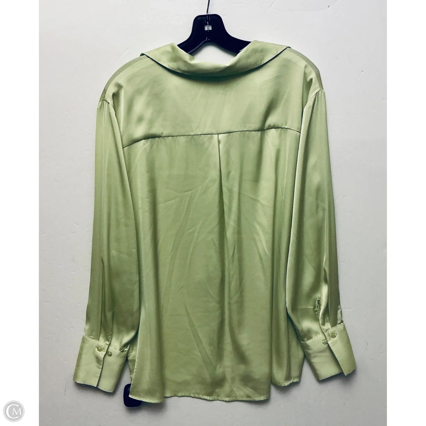 Top Long Sleeve By Maison Damelie In Green, Size: L