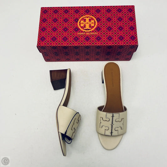 Shoes Designer By Tory Burch In Cream, Size: 10