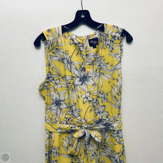 Jumpsuit By Eci In Yellow, Size: L