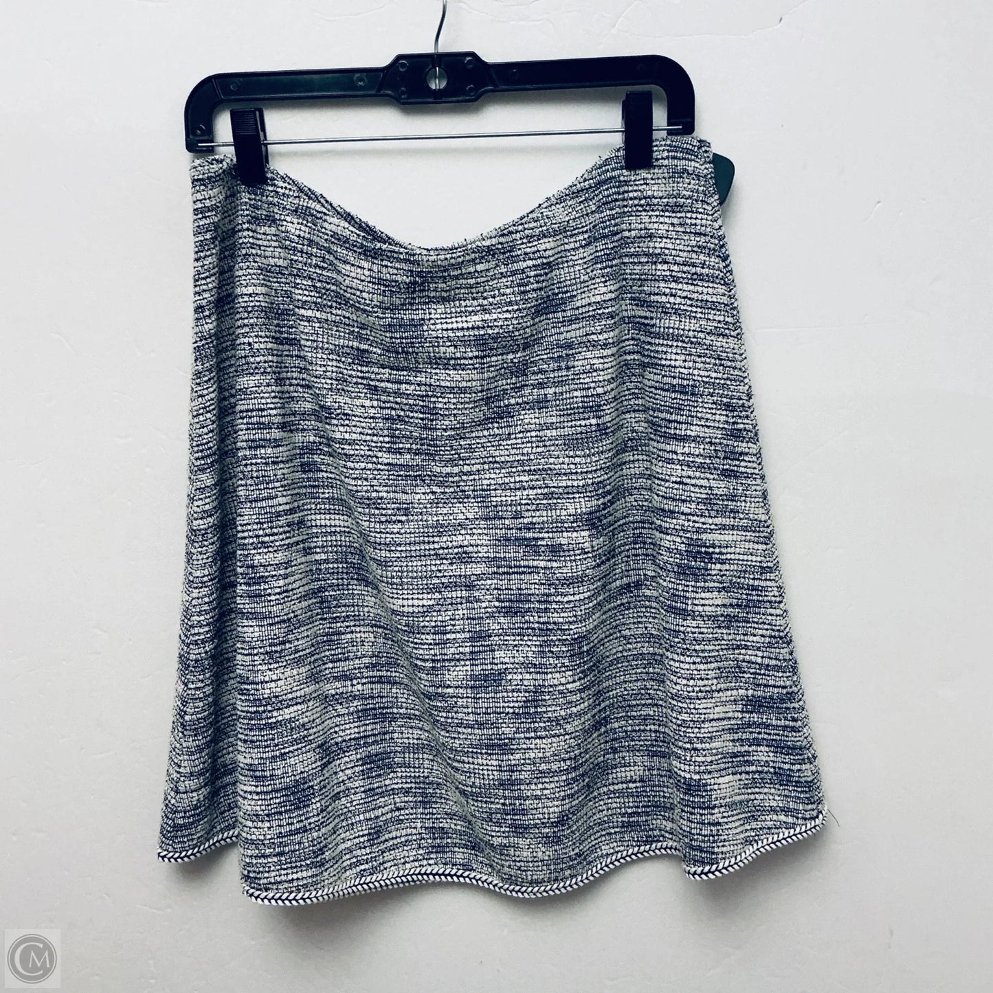 Skirt Midi By Max Studio In Blue & White, Size: Xl