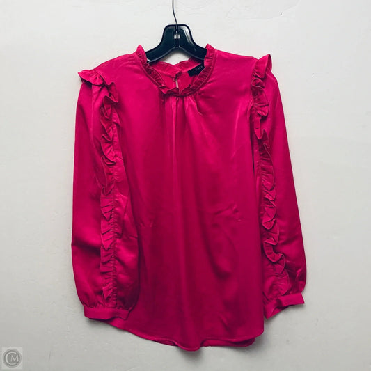 Top Long Sleeve By J. Crew In Pink, Size: M