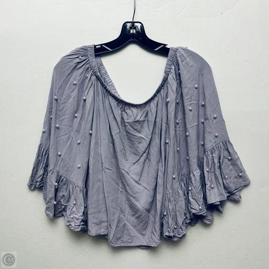 Top Long Sleeve By Entro In Purple, Size: L