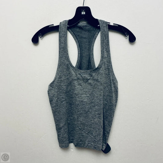 Athletic Tank Top By Lululemon In Grey, Size: 6
