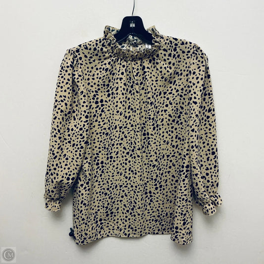 Top Long Sleeve By Clothes Mentor In Animal Print, Size: S