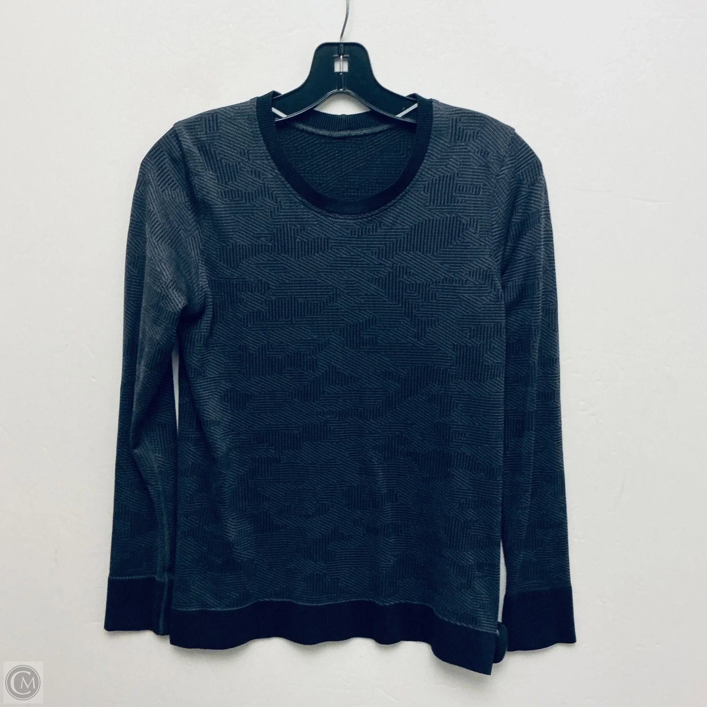 Athletic Top Long Sleeve Crewneck By Lululemon In Grey, Size: 6