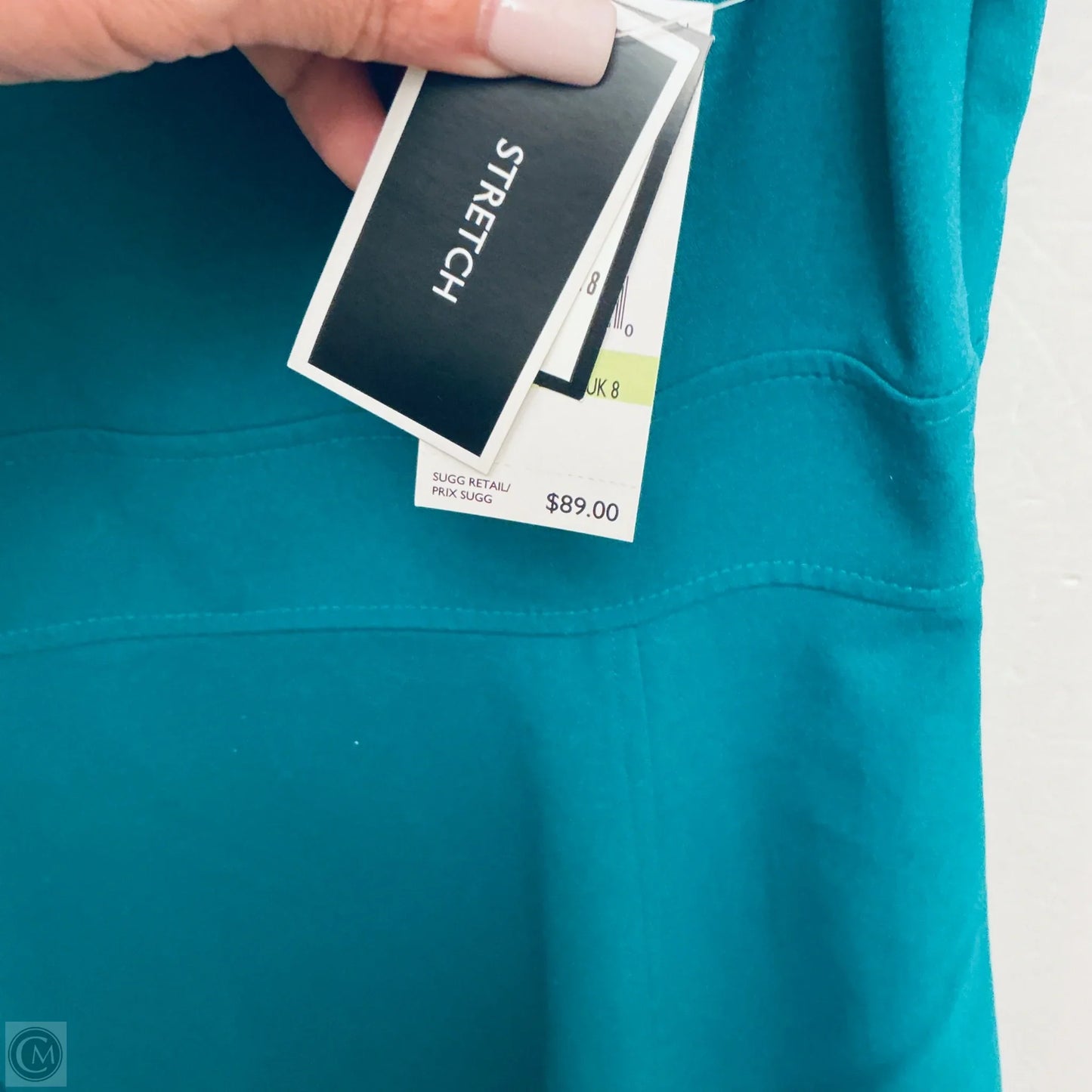 Dress Work By Nine West Apparel In Green, Size: S