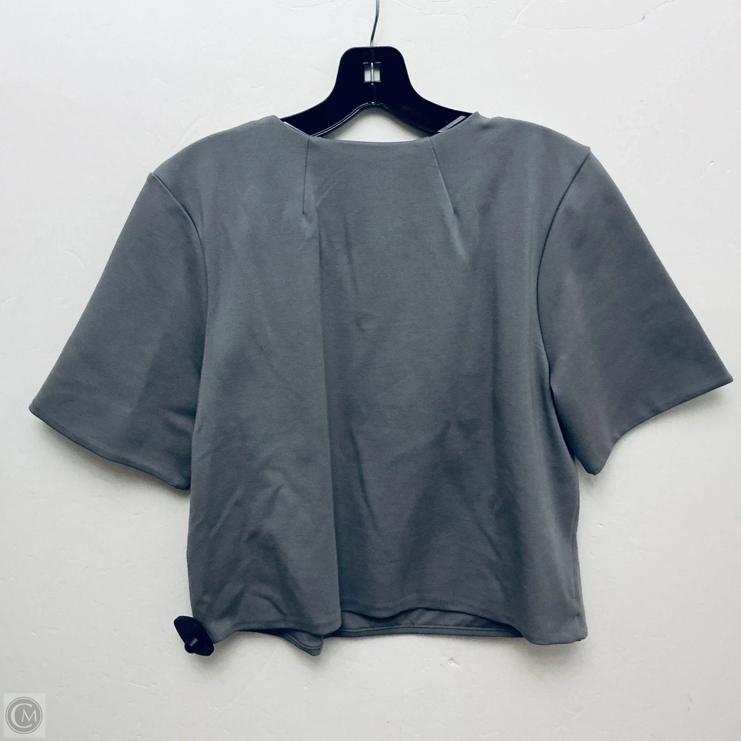 Top Short Sleeve By Express In Grey, Size: M