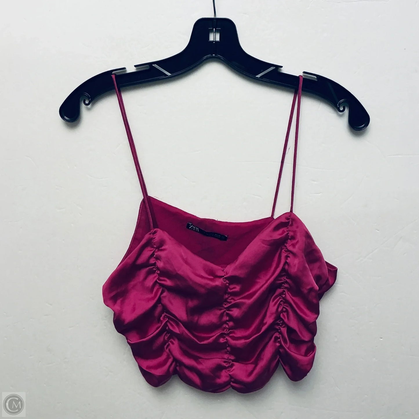 Top Sleeveless By Zara In Pink, Size: L