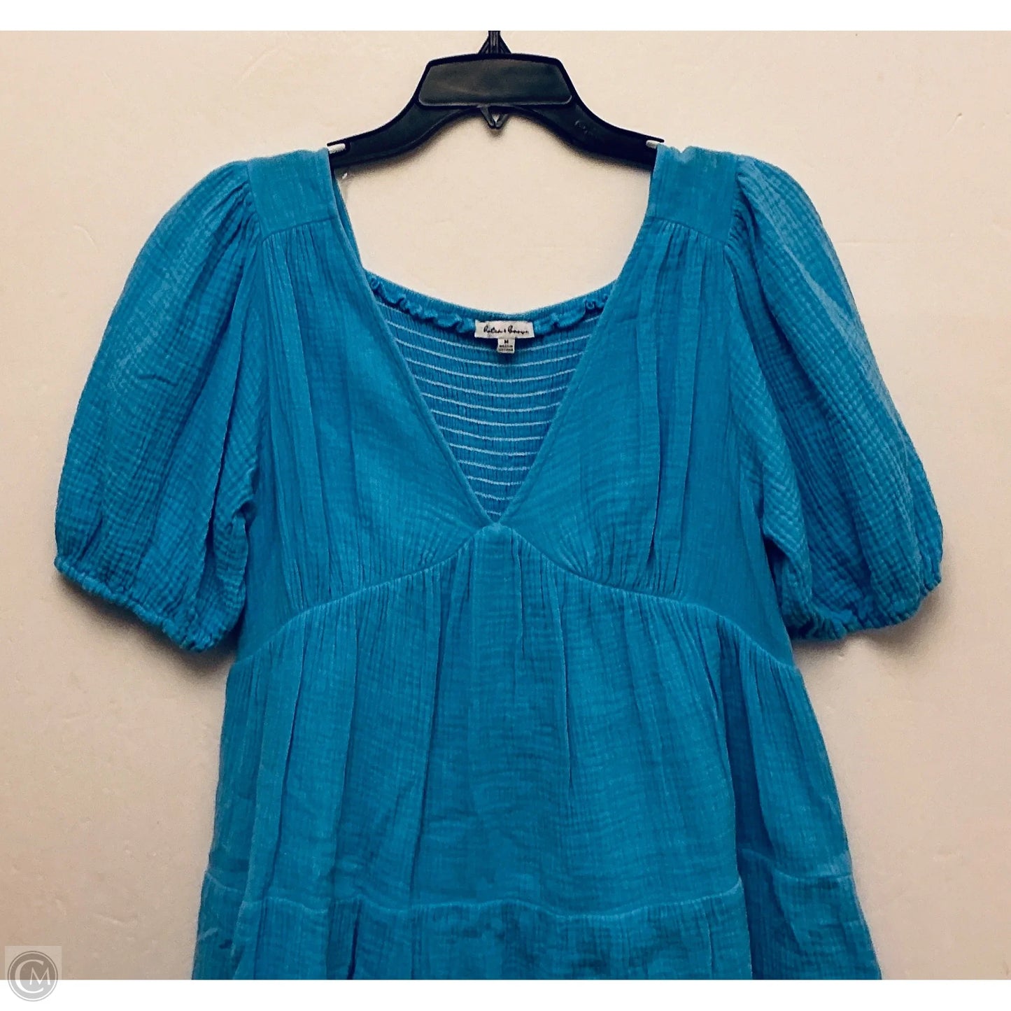 Dress Casual Midi By Clothes Mentor In Blue, Size: M