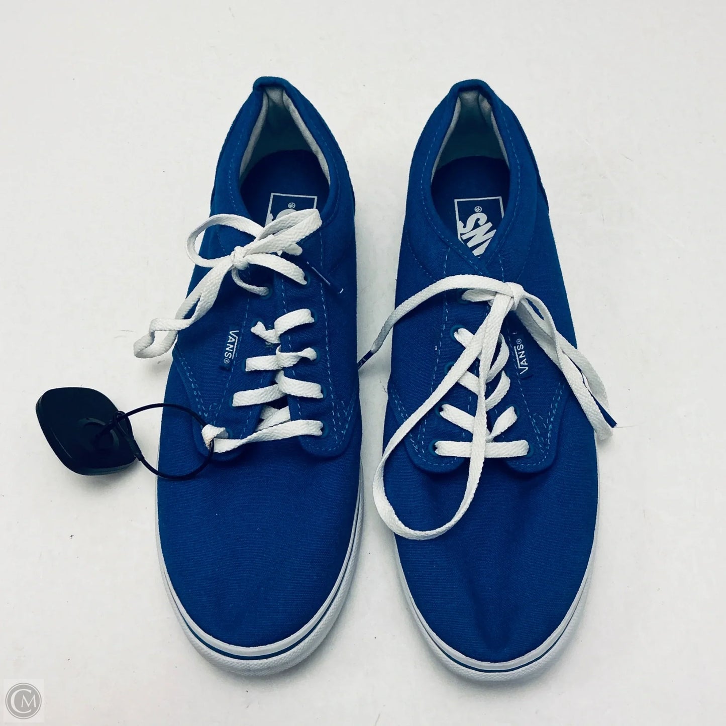 Shoes Flats By Vans In Blue, Size: 10