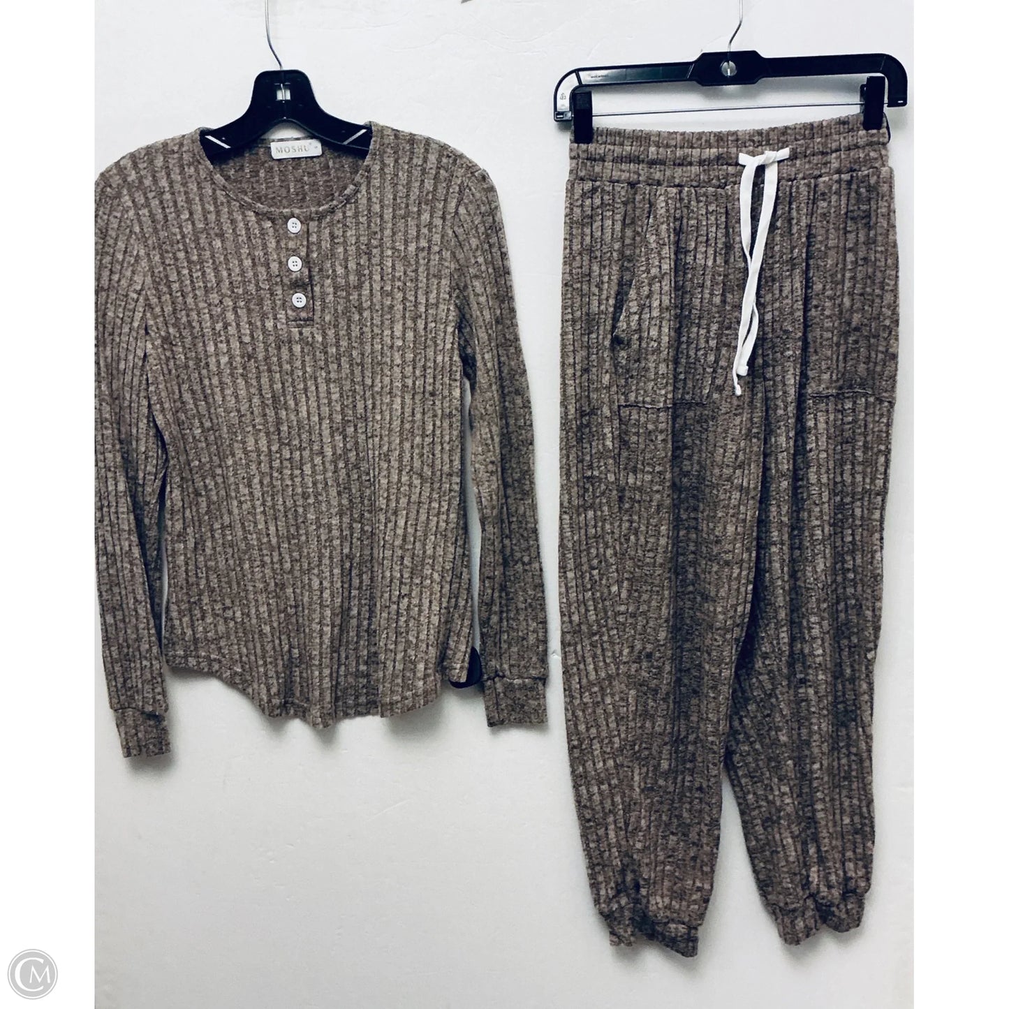 Lounge Set Pants By Clothes Mentor In Brown, Size: S