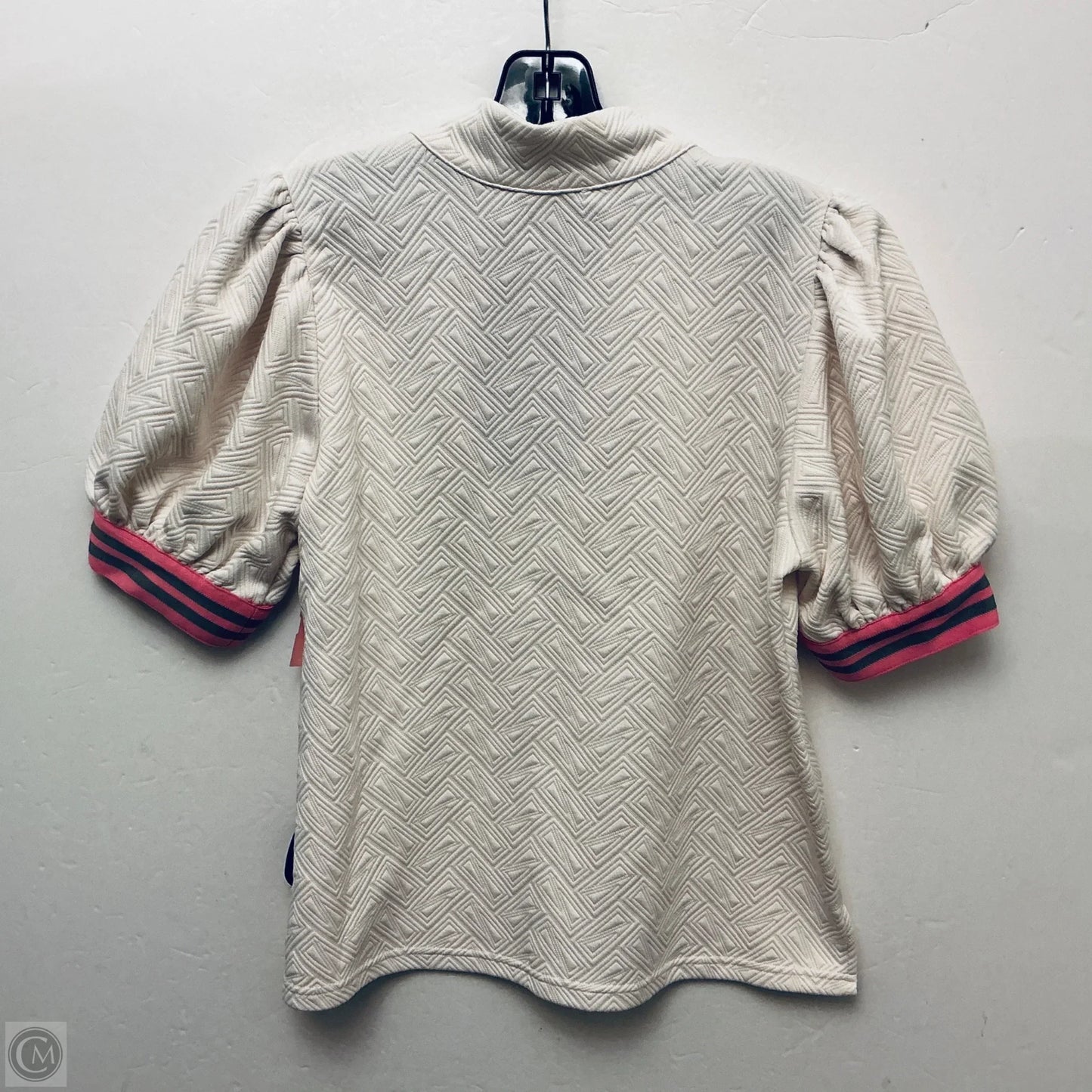 Top Short Sleeve By Jodifl In Beige, Size: S