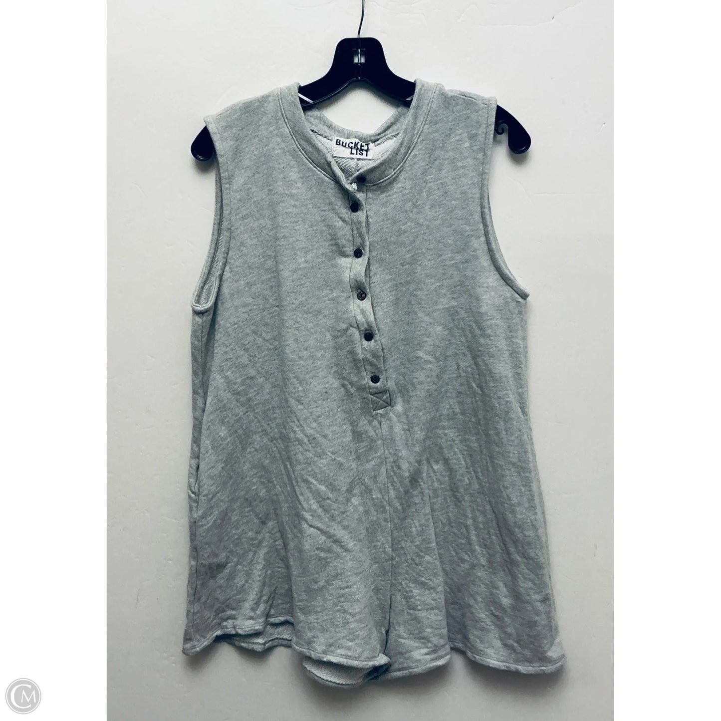 Romper By Bucketlist In Grey, Size: L