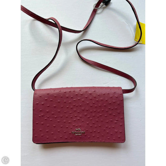 Crossbody Designer By Coach, Size: Small