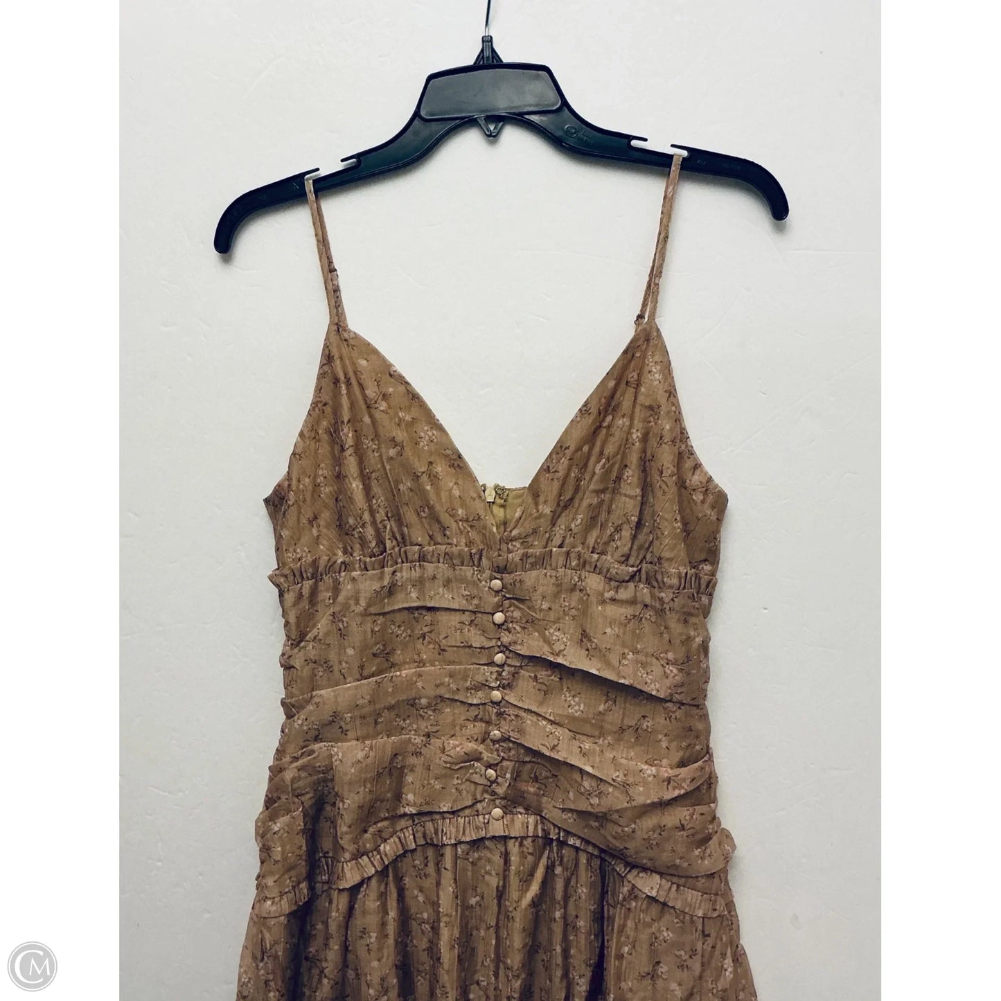 Dress Casual Midi By Storia In Brown, Size: L
