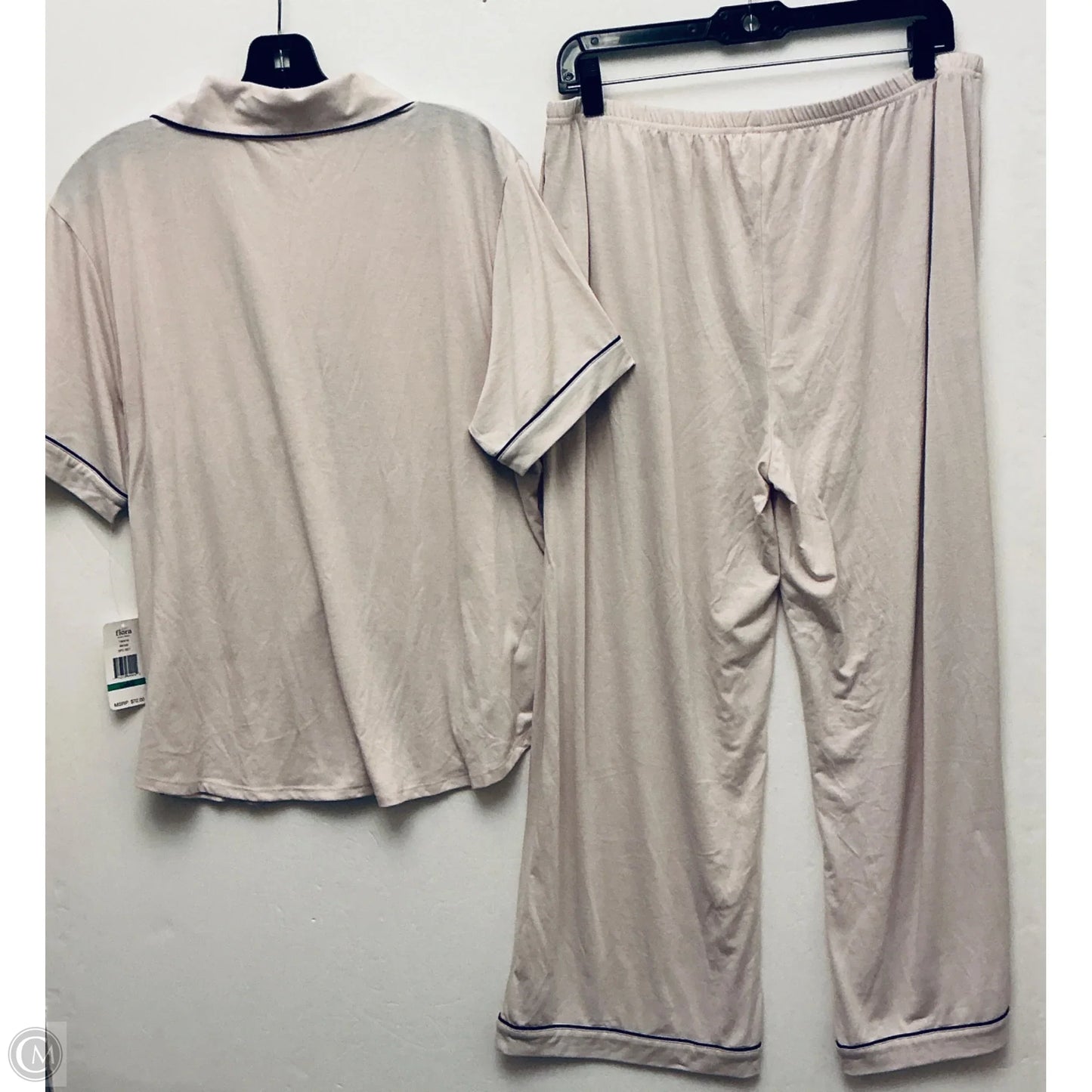 Pajamas 2pc By Flora Nikrooz In Cream, Size: L