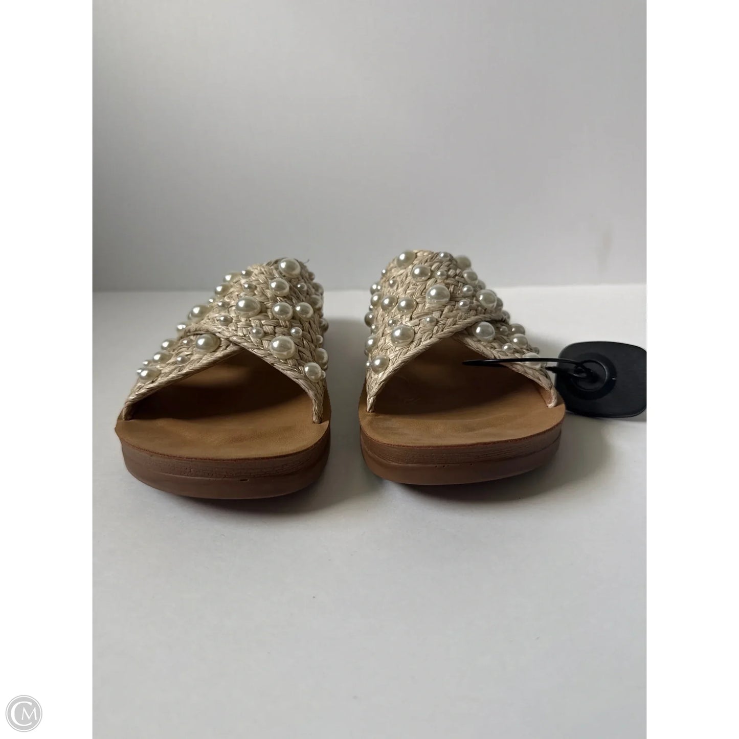 Sandals Flats By Clothes Mentor In Brown, Size: 8