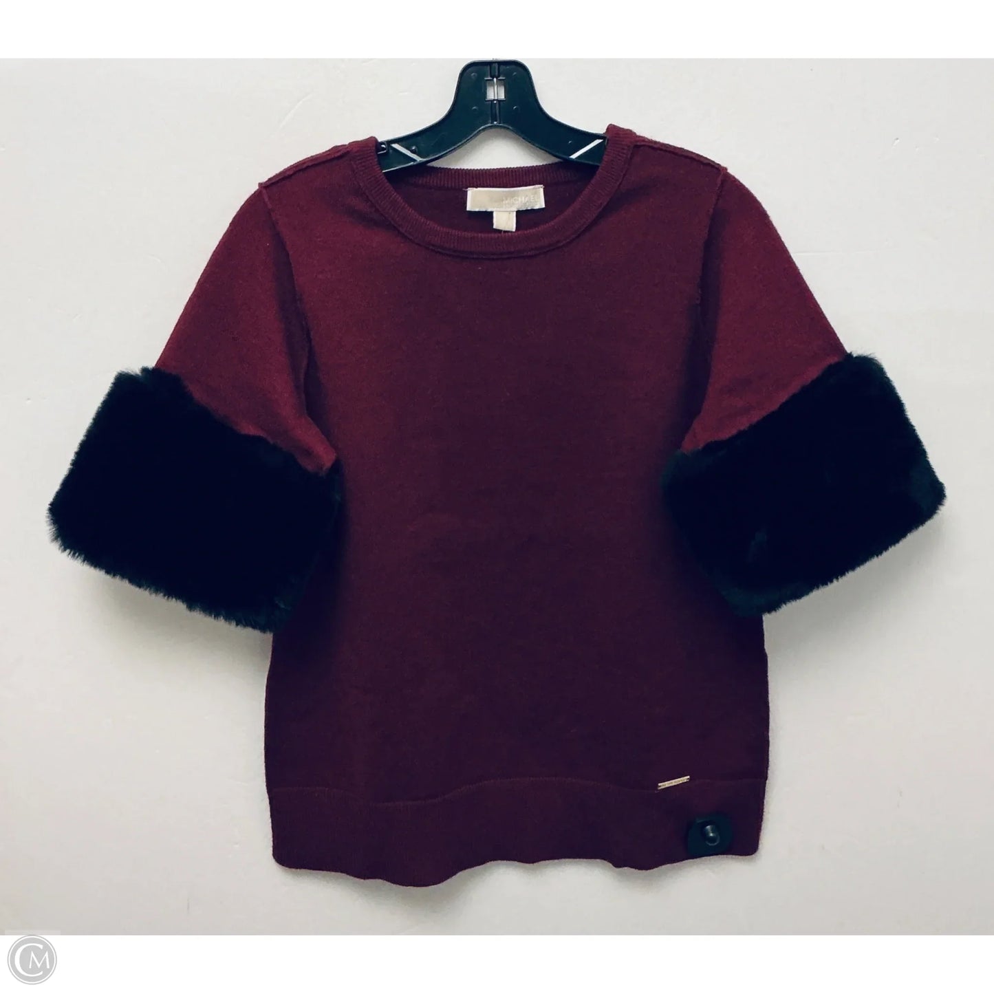 Top Short Sleeve By Michael By Michael Kors In Red, Size: S