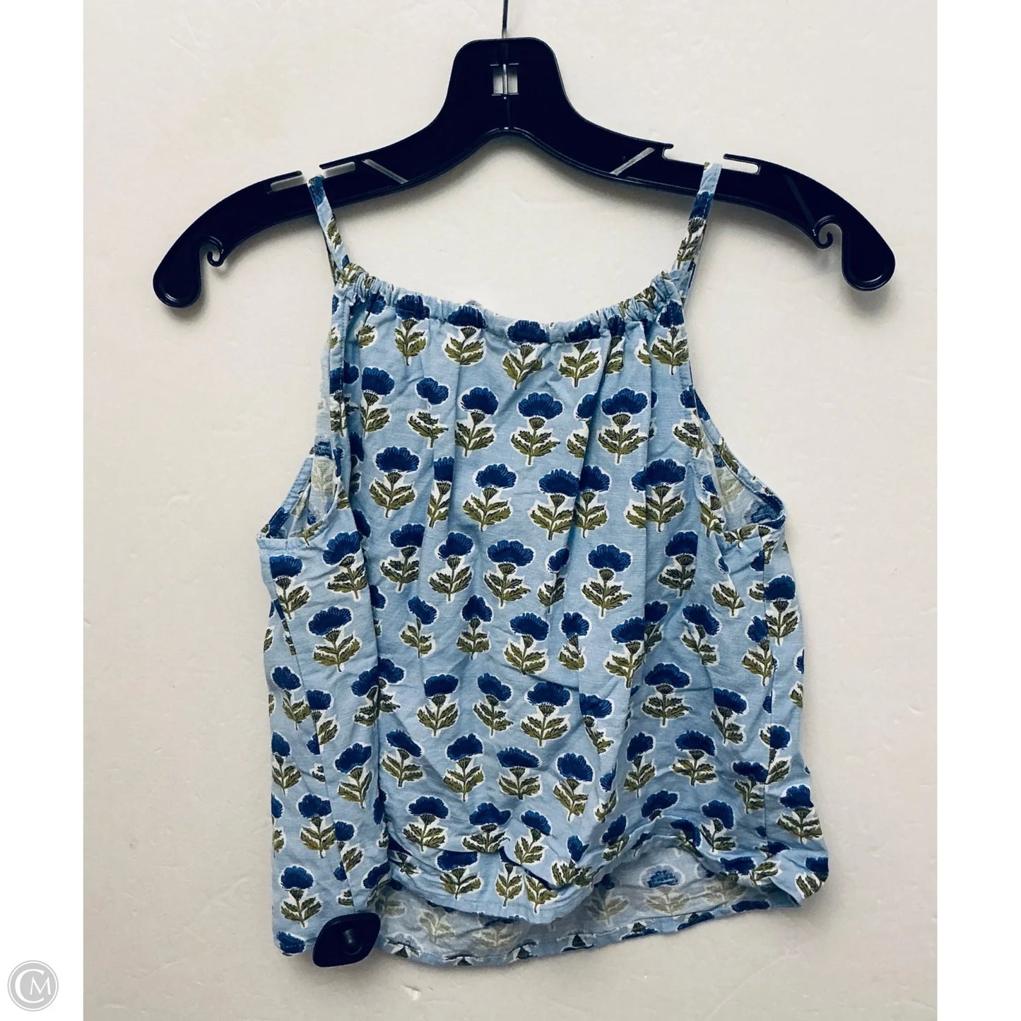 Top Sleeveless By Clothes Mentor In Blue, Size: M